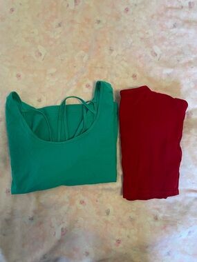 Women’s Green Strappy Tank Top - Sleek Everyday Layering